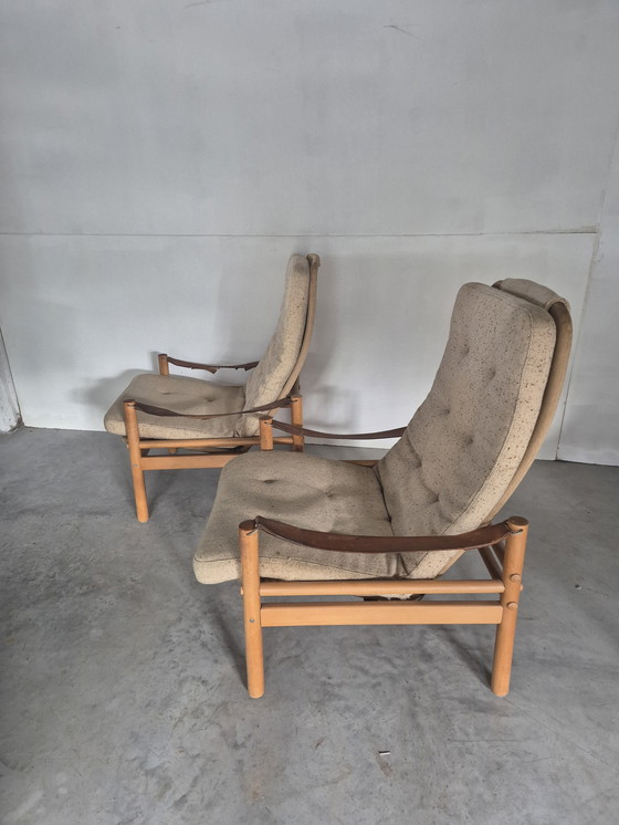 Image 1 of Bror Boije für dux "junker" Sessel mit hoher Rückenlehne