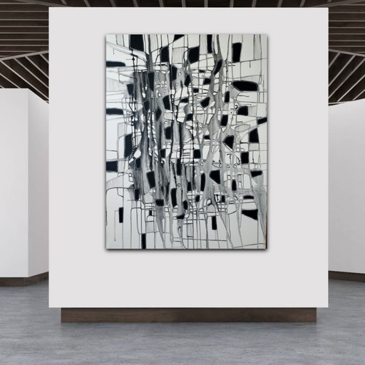 Natia Antadze Composition abstraite XXL