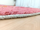 Handmade Red Moroccan Berber Round Rug 2X2m