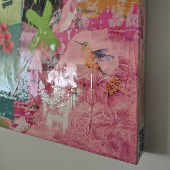 Image 1 of Straßenplakate auf Leinwand (Mixed Media)