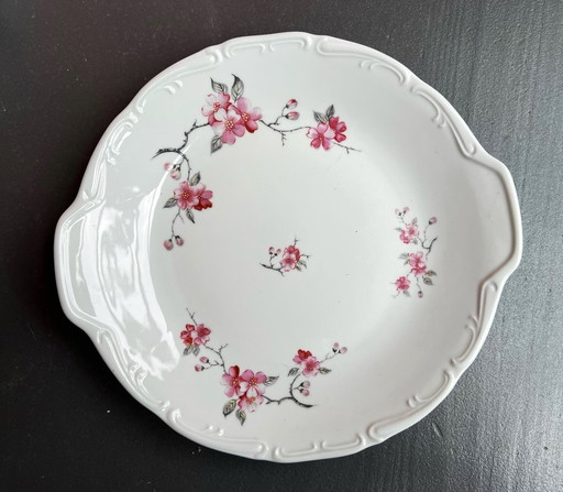 Genummerde serveerschaal Porcelaine de Sologne