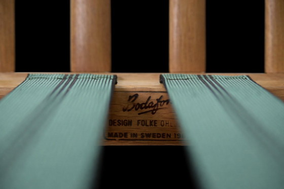 Image 1 of Chaises ciseaux suédoises vintage du milieu du XXe siècle, par Folke Ohlsson pour Bodafors, lot de 2, années 1960