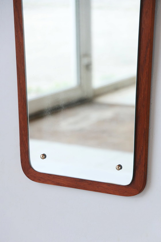 Image 1 of Vintage Scandinavian Teak Mirror - 60's - 28.03.25.02