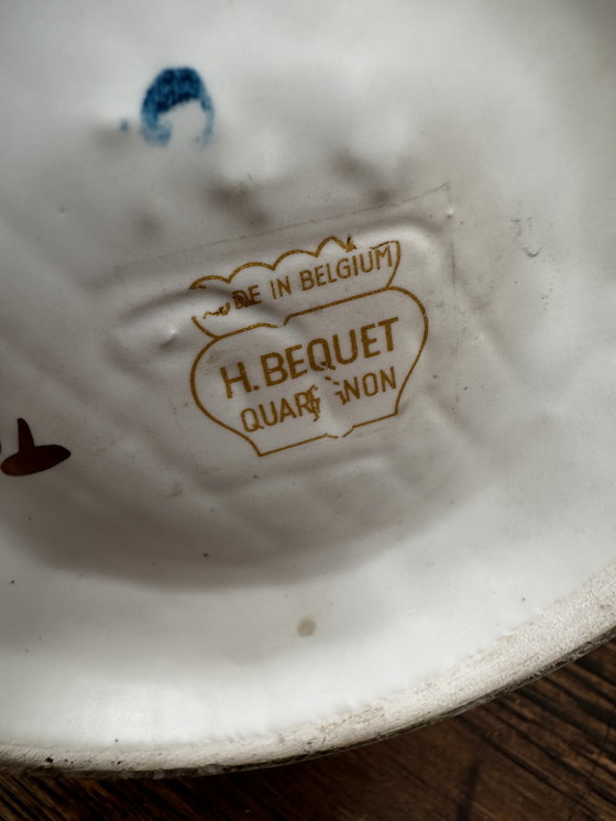 Image 1 of Vintage Soliflore Vase/Aiguillere - Hubert Becquet Quaregnon