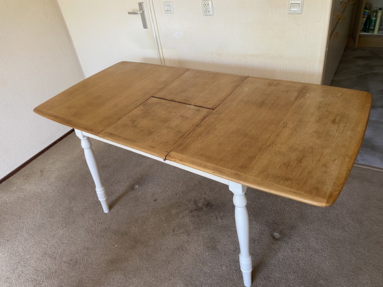 Image 1 of Vintage dining table with 2 chairs