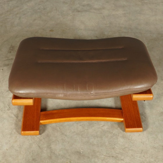 Image 1 of Sillón danés “Apollo” con reposapiés – Svend Skipper – década de 1970