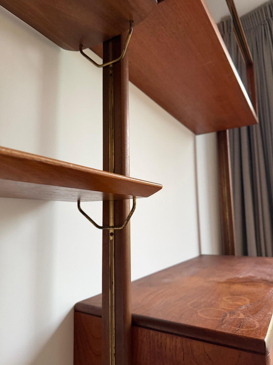 Modulaire wandunit van William Watting voor Fristho – Wandkast, Wood (photo 5 of 11)