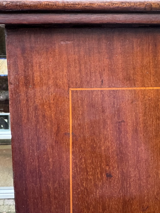 Image 1 of Vetrina in mogano massello | 1890–1900 | Neorinascimentale / Art Nouveau | Intarsi ovunque!