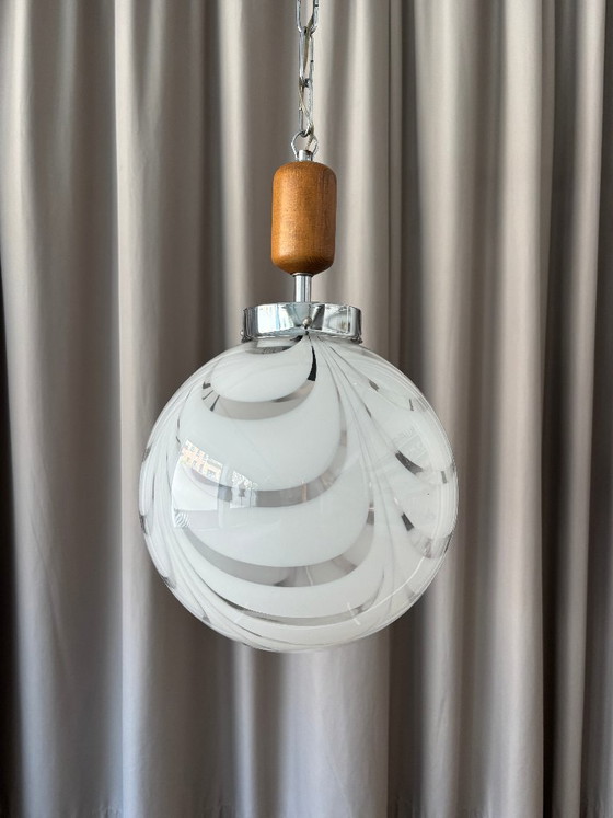 Vintage Murano Glass Pendant Lamp – 1970s (photo 4 of 18)