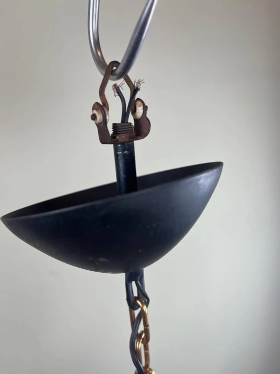 Lampada a sospensione Art Déco – Lampade a sospensione, Metal, Glass, Art Deco (photo 11 of 13)
