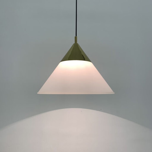 1x lampada a sospensione Glashütte Limburg, anni '70