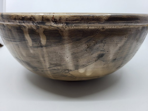 Image 1 of Gran cuenco de gres de Vallauris Côte-d'Azur Francia 1970