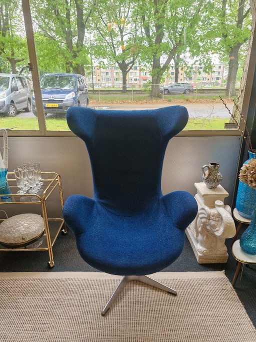 Fauteuil Egg Chair vintage des années 70, style danois – Wool