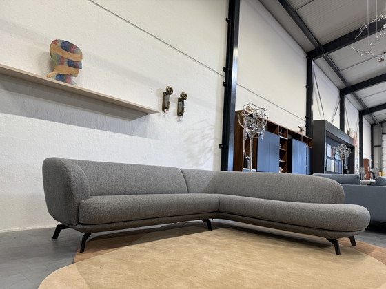 Image 1 of New Leolux Flint Corner Sofa Mondo Fabric