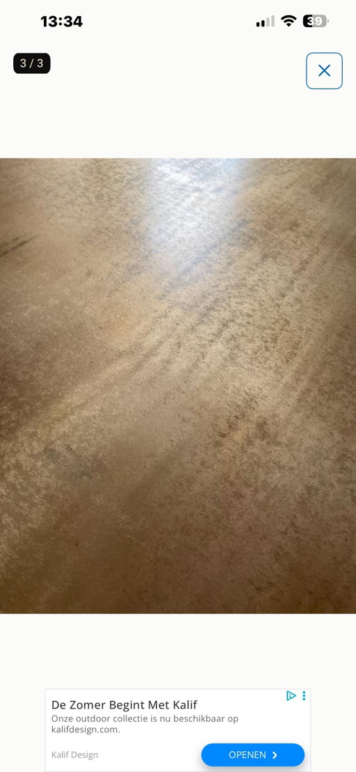 Set di 3 tavolini da caffè di lusso Richmond Interiors! Ottone dorato.