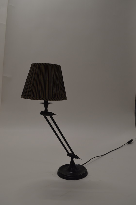 Image 1 of Lamp Model Skania, Dark Brons, Shade Stripes