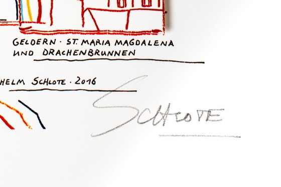 Image 1 of Schlote, Wilhelm - Kleve district - 3D construction - signed by hand