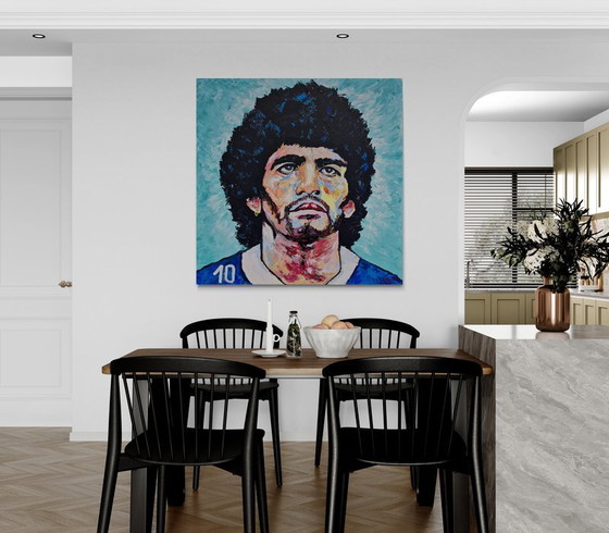 Image 1 of Jovan Srijemac (1962) - Maradona