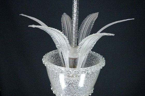Image 1 of Vintage Italian Murano Glass Chandelier from the 1930s
