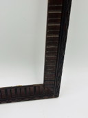 Vintage Dark Wood Guilloché Frame 33x28