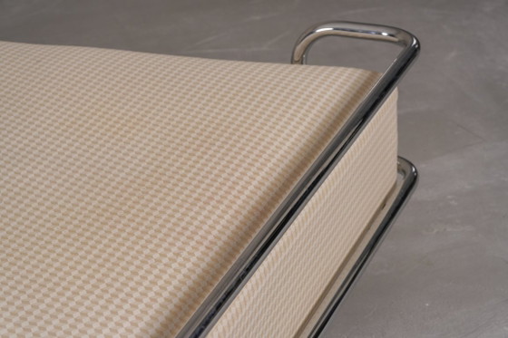 Image 1 of Letto king size vintage "Kromvik" cromato di Knut Hagberg per IKEA, Svezia, anni '80