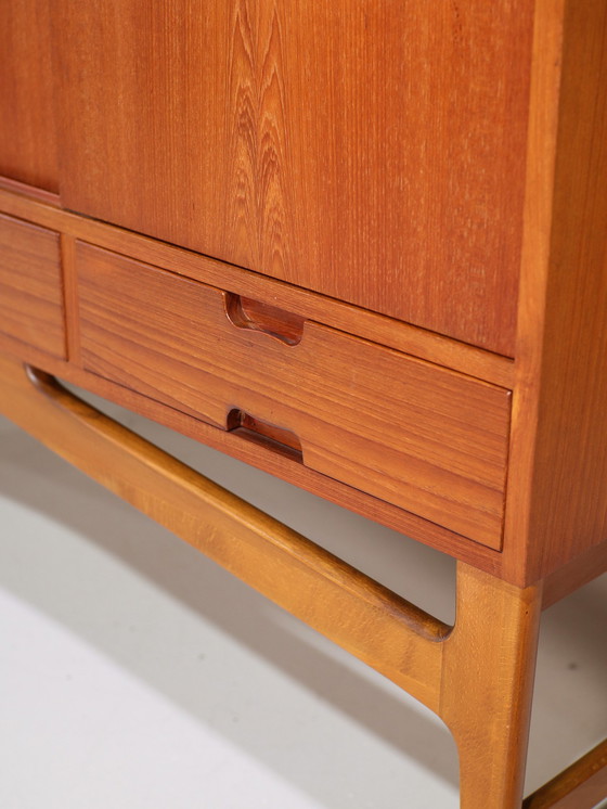 Image 1 of Highboard dresser Danish vintage teak wood