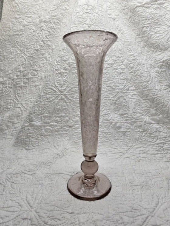 Bubbled Glass Vase, Biot Style (photo 2 of 5)