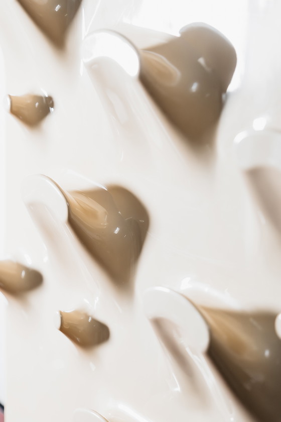 Image 1 of Slab coat rack by De Pas, D'Urbino & Lomazzi for Longato, Italy, 1960s