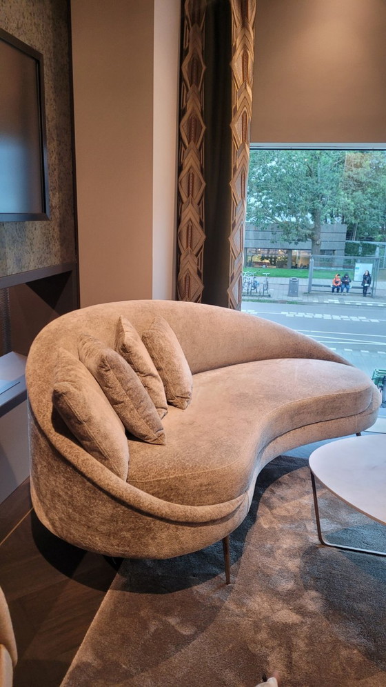 Chaise longue aus beigem Stoff, Baan Meubelen, Modern (Foto 3 von 7)
