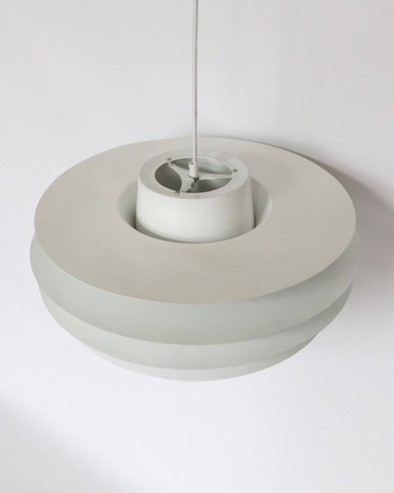 Image 1 of Vintage Verona 480 pendant lamp white Danish design bowl lamp