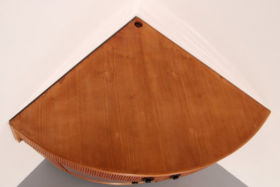 Image 1 of Barkast in licht hout, toegeschreven aan Paolo Buffa, jaren 40