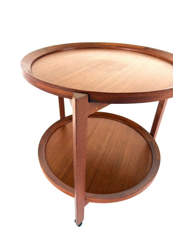 Image 1 of Vintage Danish teak trolley, Sika Møbler ‘60