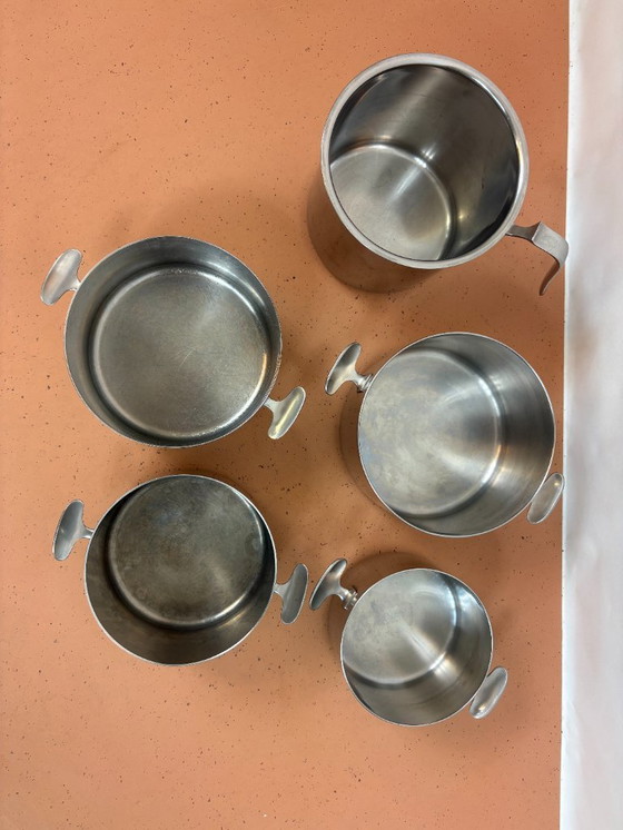 Image 1 of Juego de 5 sartenes de acero inoxidable Gero Zilmeta - Dick Simonis