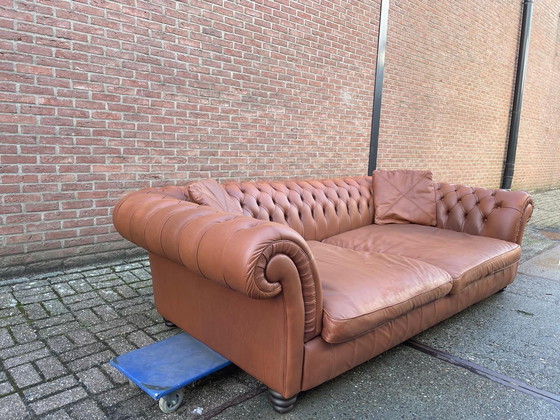 Image 1 of Vintage Chesterfield 3/4 Seater