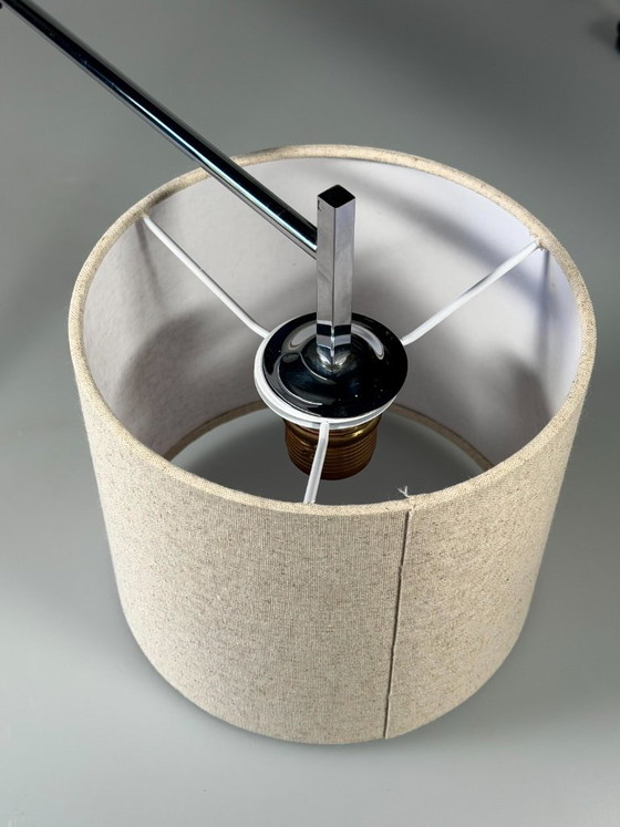 Image 1 of 60er 70er Jahre Wandlampe Wall Sconce ausziehbar Metall Chrom Mid Century Design