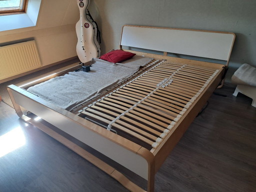 Ikea Bed Anes with 2 electrically adjustable slatted bases
