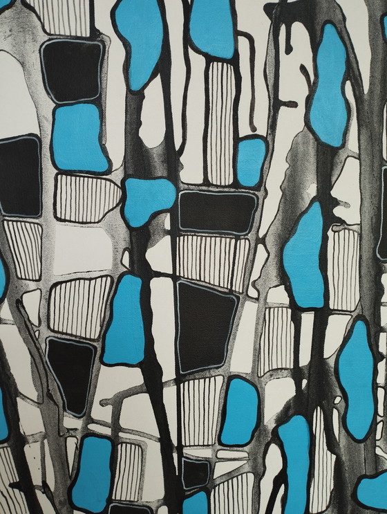 Image 1 of Natia Antadze Abstracte compositie XXL