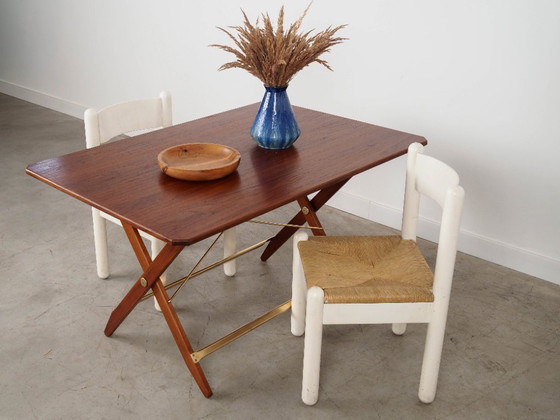 Image 1 of Folding Teak Table, Danish Design, 1970s, Made in Denmark