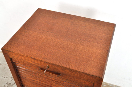 Image 1 of Armario Art Déco con puertas enrollables, década de 1930