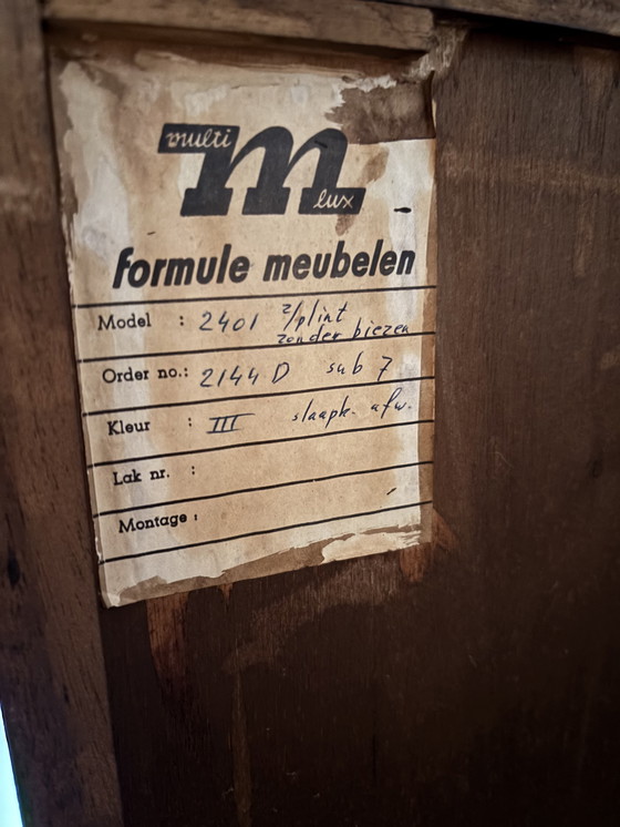 Image 1 of Vintage Multilux Formule kledingkast ladekast opbergkast