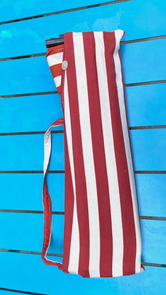 Image 1 of Vintage draagbare ligstoel