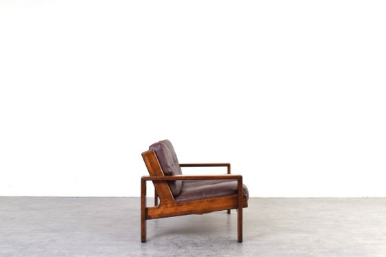 Brutalist Bonanza Sofa by Esko Pajamies for Asko, 1960s. – 2 seaters, Wood (photo 4 of 16)