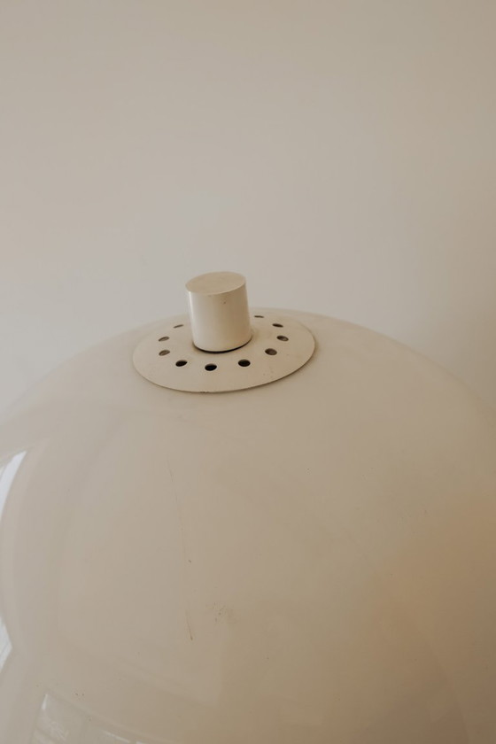 Vintage Dijkstra Mushroom Table Lamp with Plexiglass Shade, 1970s – Metal (photo 6 of 8)