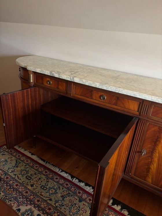 Image 1 of Dressoir en barkast Louis XVI style 