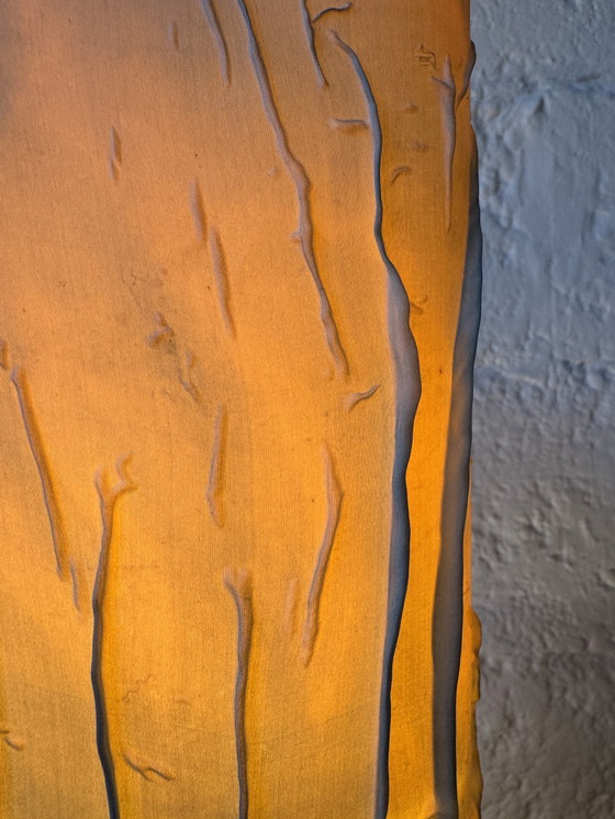 Image 1 of Handgefertigte Majolikalampe mit Fruchtmotiv, 1970er Jahre