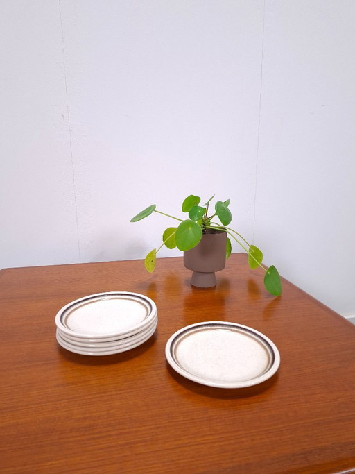 Juego de platos de porcelana para pasteles Biltons, Inglaterra