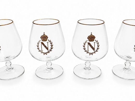 6 Bicchieri Da Brandy Napoleon Anni '90 – Bicchieri e caraffe, Glass (photo 4 of 5)