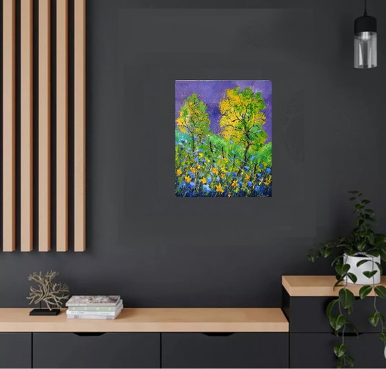 Twee bomen in de zomer – Pol Ledent, Kunst, Canvas (photo 5 of 5)