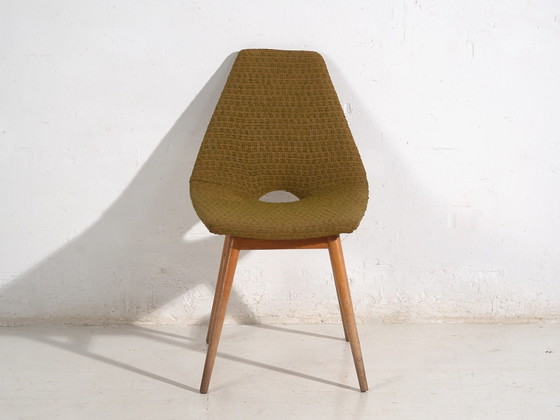 Retro style chair (c.1960), Armchairs, Wood, Textile, Brown (photo 38 of 40)