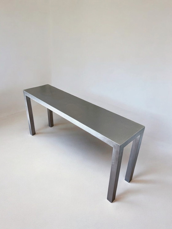 Image 1 of Edelstahl-Couchtisch aus rostfreiem Stahl